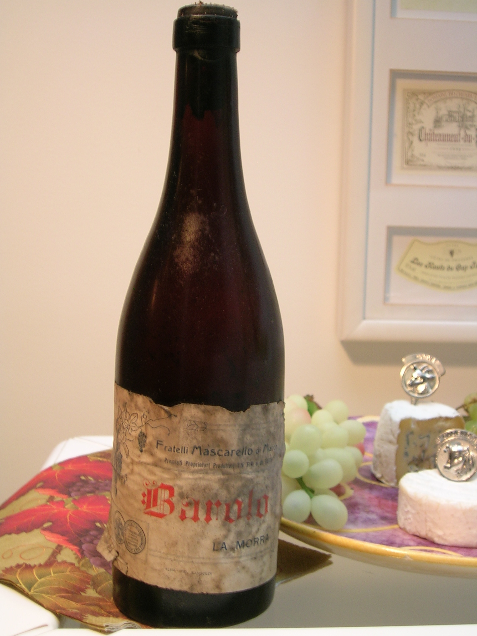 Historic Barolo bottle