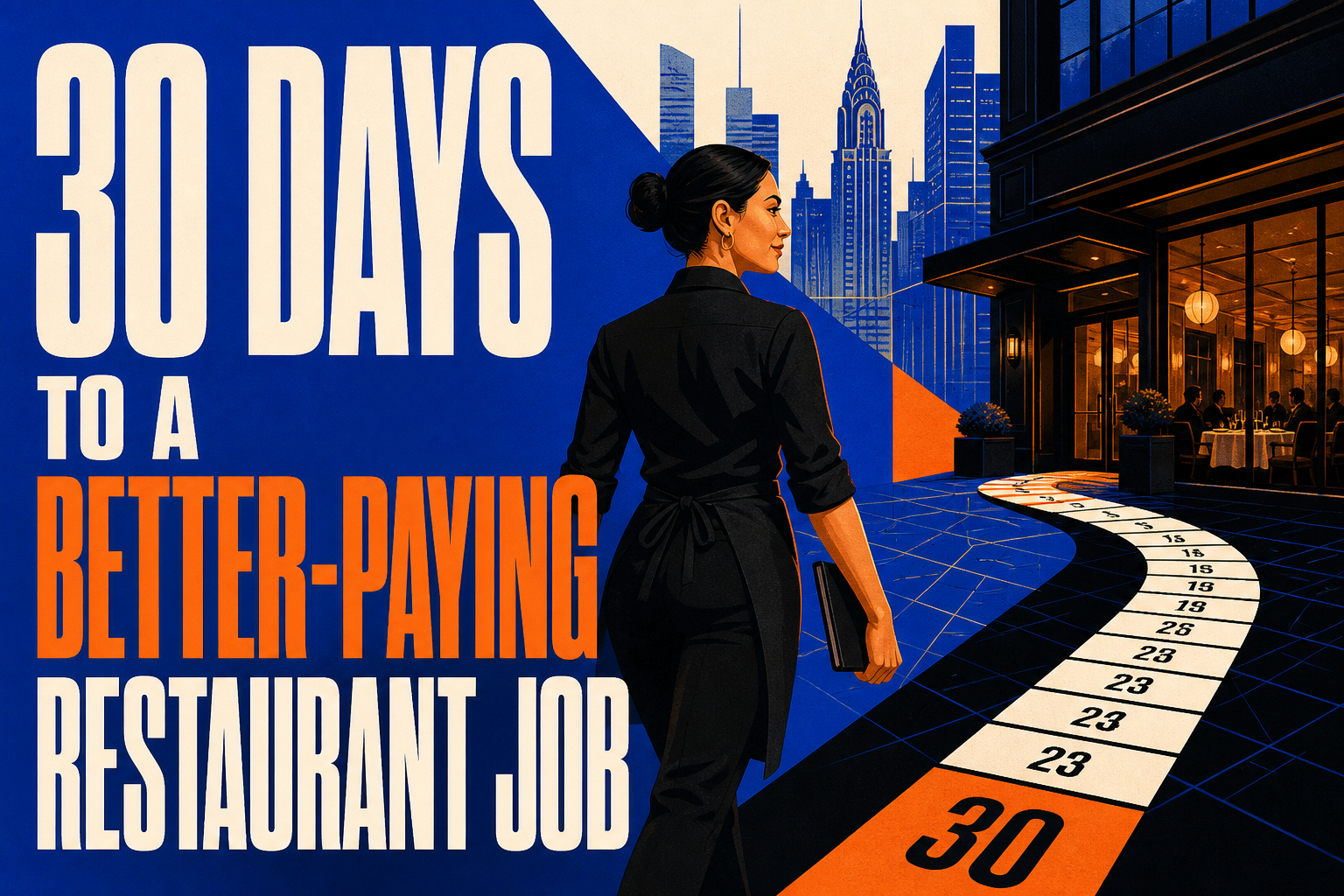 30 Days to a Better-Paying Restaurant Job workbook